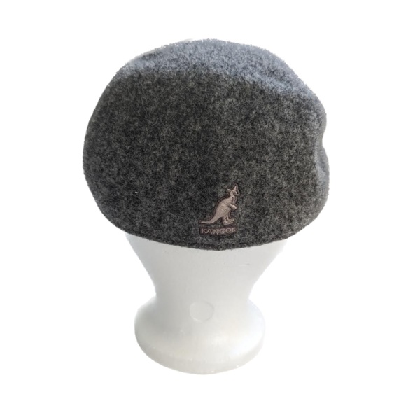Kangol grey gray wool stingy spacecap size medium - Picture 4 of 5